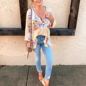 American eagle floral tunic